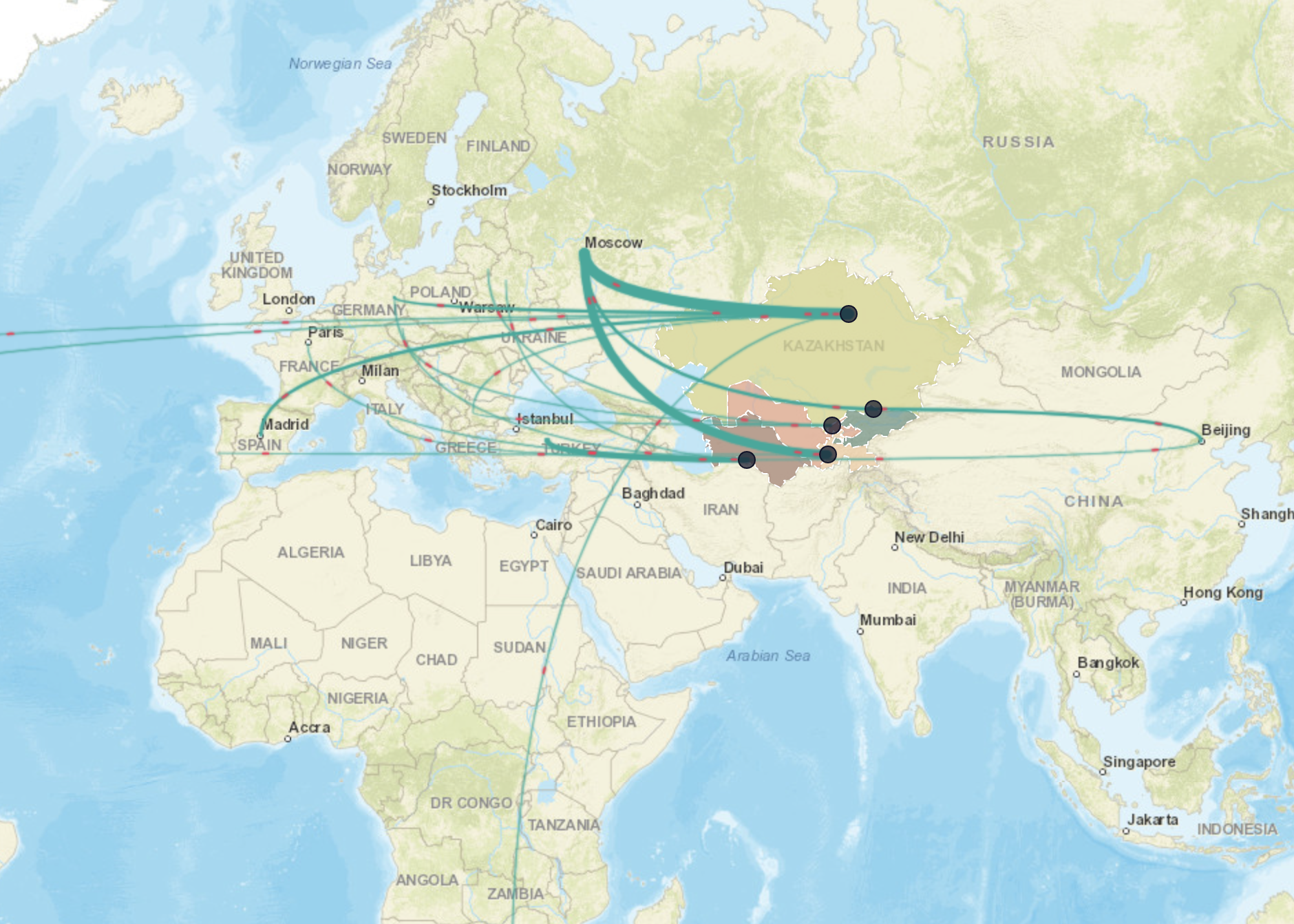 Central Asia Arms Flows - The Oxus Society