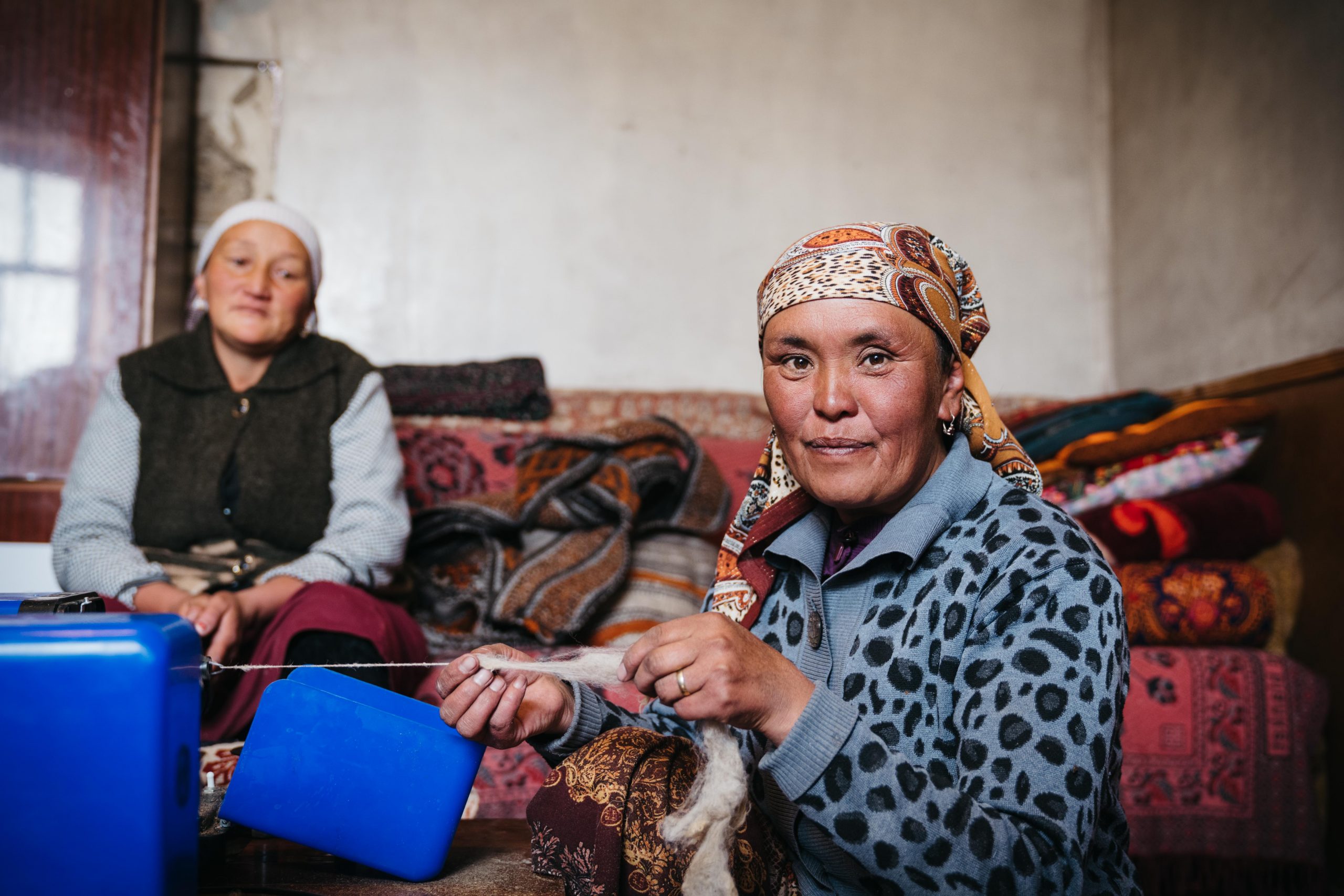 An artisan in Tajikistan.