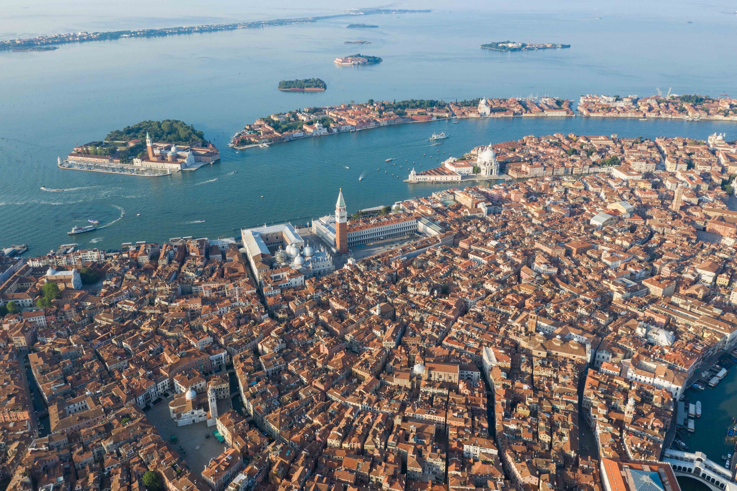 Venice from above.