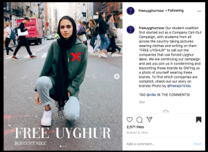 Against Nike, the Goddess of Slavery: Instagram Artistic Activism