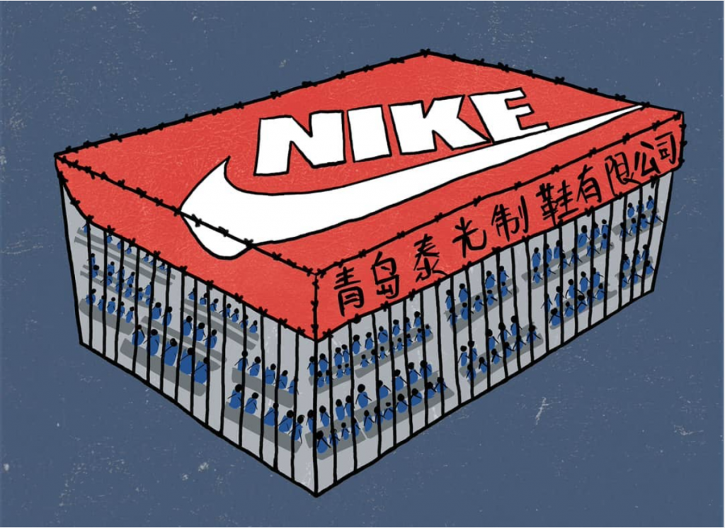 Against Nike, the Goddess of Slavery: Instagram Artistic Activism Against Forced Labor Nike Sweatshops – The Oxus Society for Central Asian Affairs